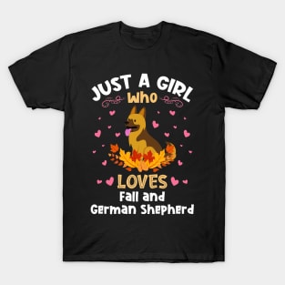 Just a Girl who Loves German Shepherd T-Shirt